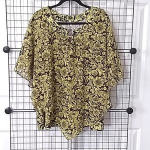 NEW * Summer 2 layer cold shoulder Blouse